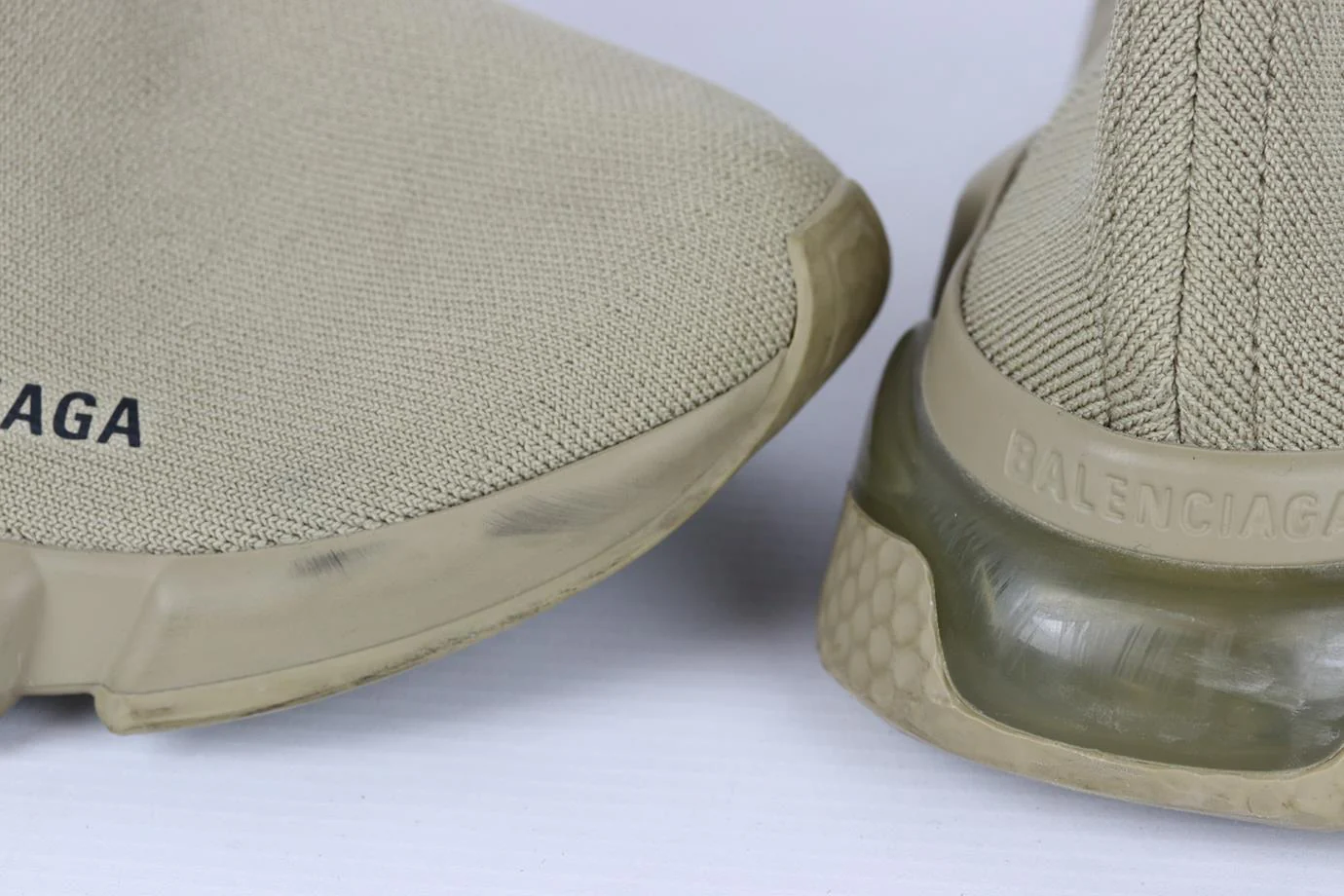 BALENCIAGA SPEED LOGO DETAILED KNIT SNEAKERS EU 38 UK 5 US 8 - Image 6