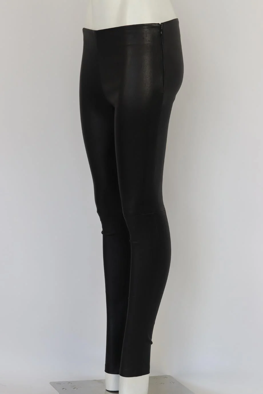 BALENCIAGA STRETCH LEATHER PANTS FR 36 UK 8 - Image 3