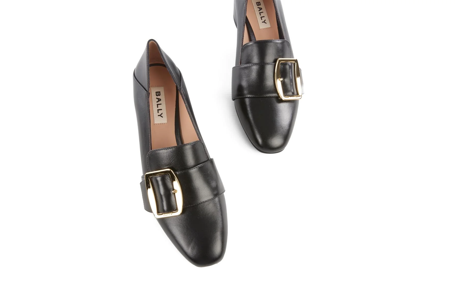 BALLY BLACK LEATHER LOAFERS EU 39 UK 6 US 9 - Image 4
