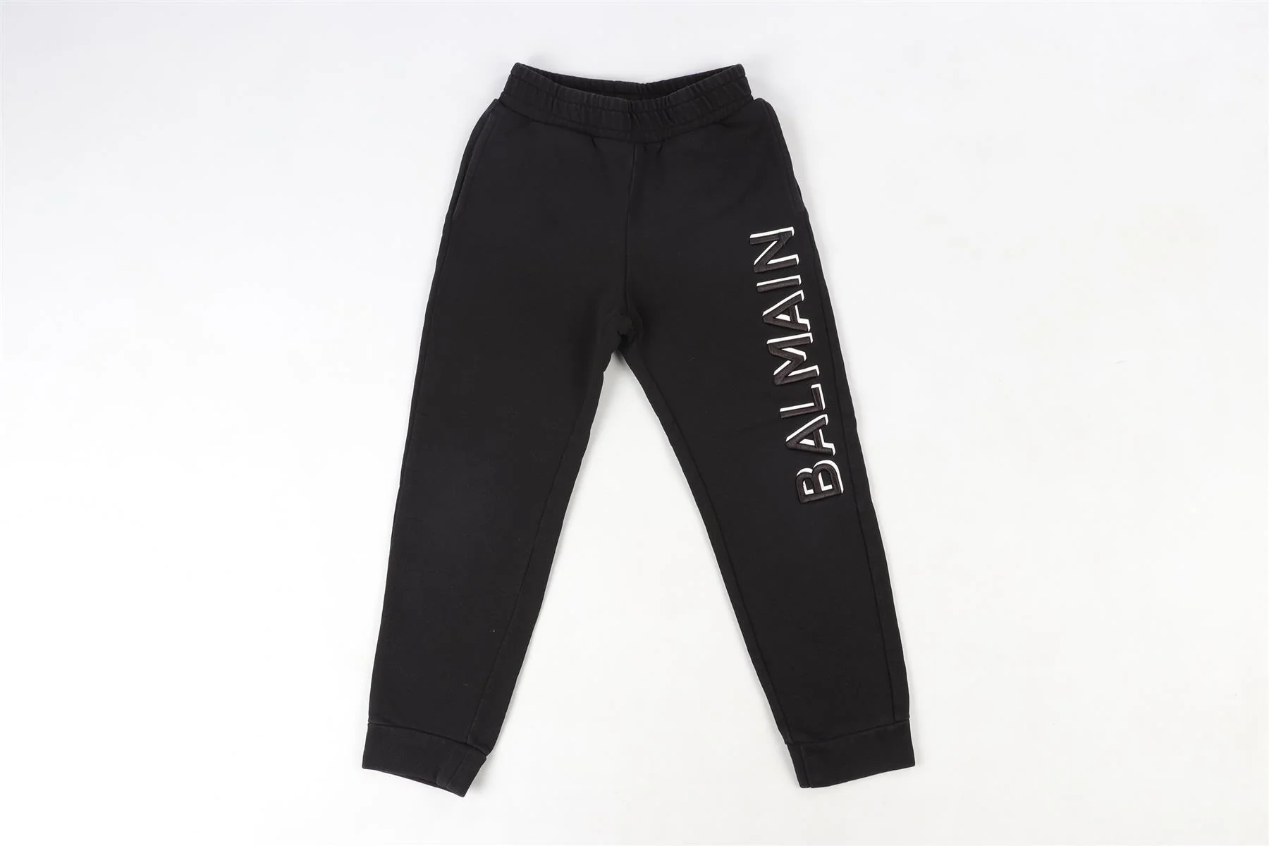 BALMAIN BLACK KIDS BOYS PANTS 8 YEARS - Image 2