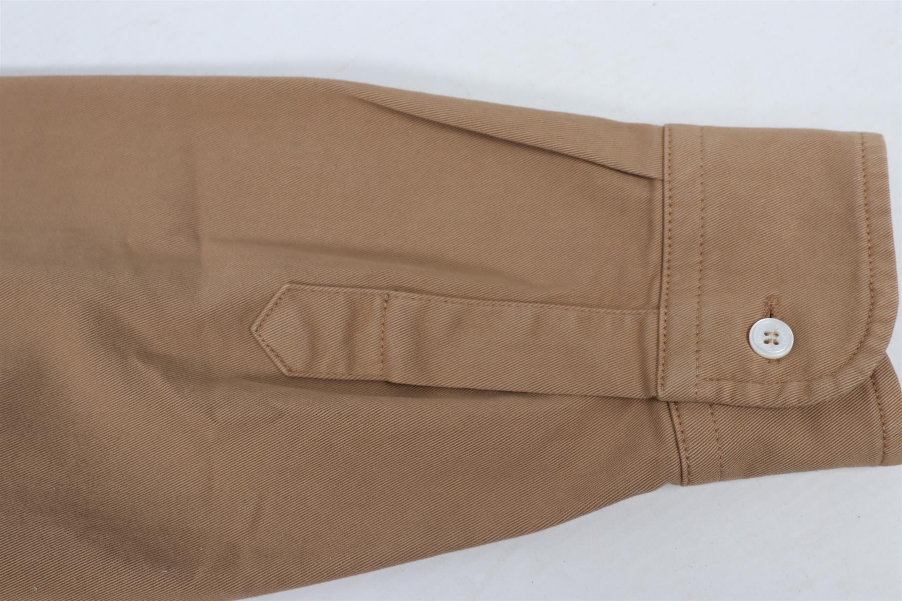BALMAIN BROWN KIDS BOYS COTTON SHIRT 8 YEARS - Image 5