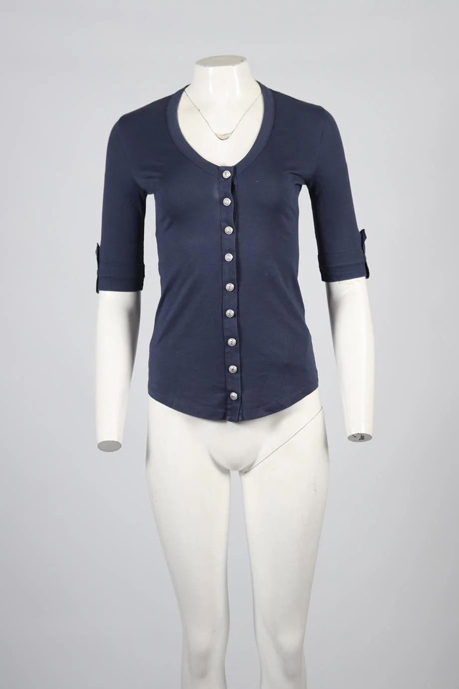 BALMAIN COTTON TOP FR 36 UK 8 - Image 2