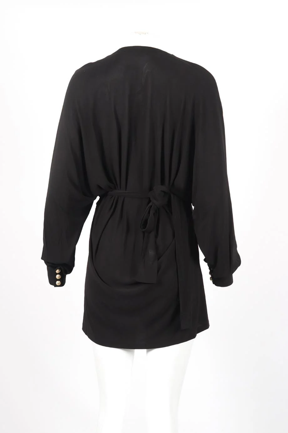 BALMAIN JERSEY MINI DRESS FR 36 UK 8 - Image 4