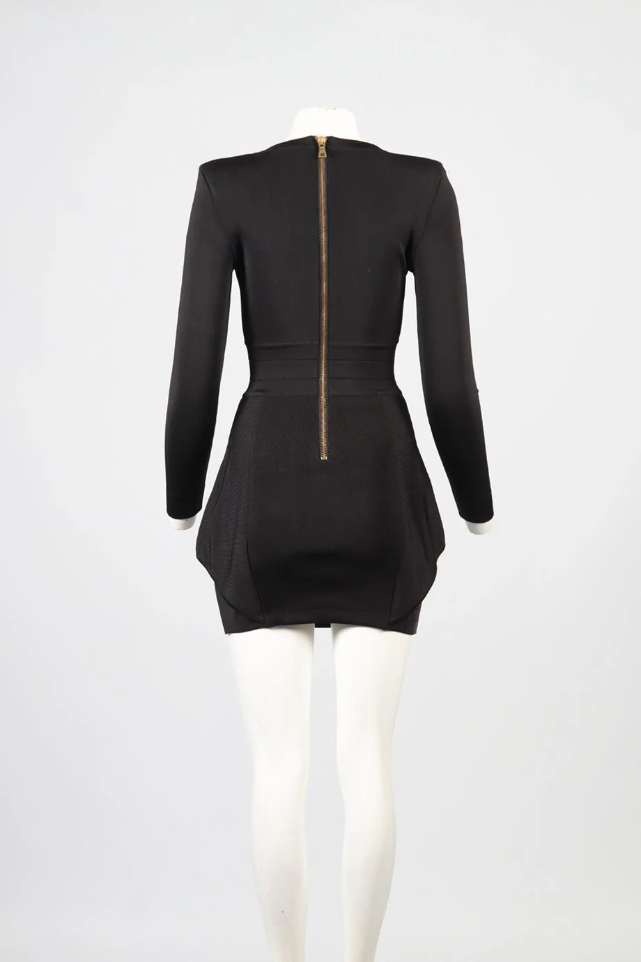 BALMAIN KNIT MINI DRESS FR 36 UK 8 - Image 4
