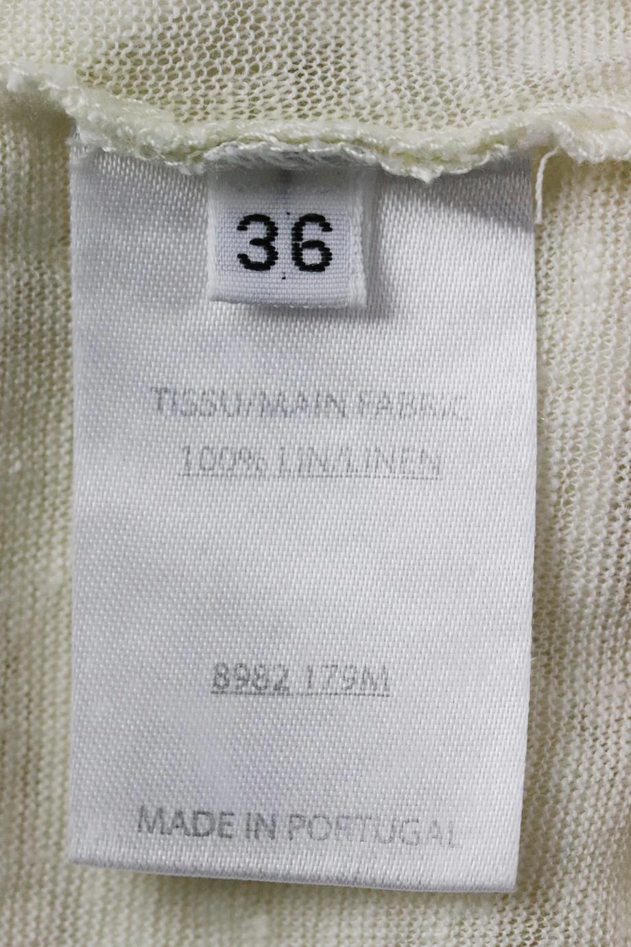 BALMAIN LINEN TOP FR 36 UK 8 - Image 6