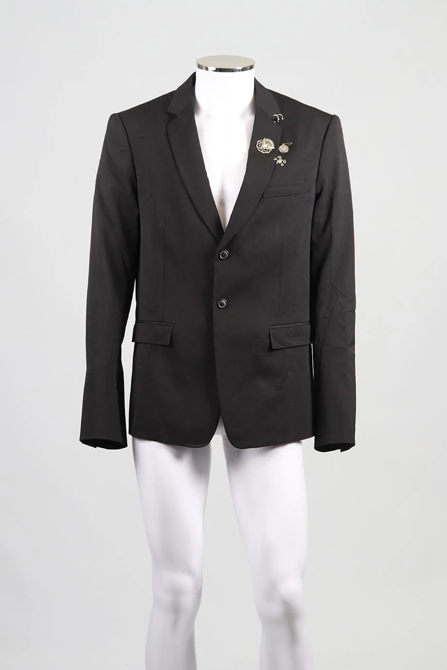 BALMAIN MEN'S WOOL BLAZER FR 56 UK/US 46 - Image 2