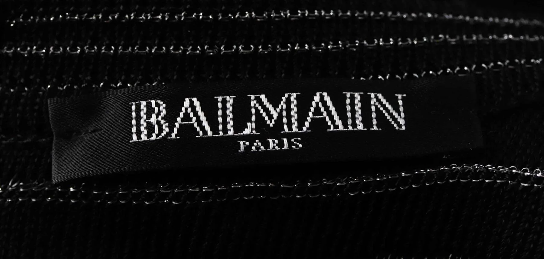 BALMAIN METALLIC STRIPED STRETCH KNIT MAXI DRESS FR 40 UK 12 - Image 5