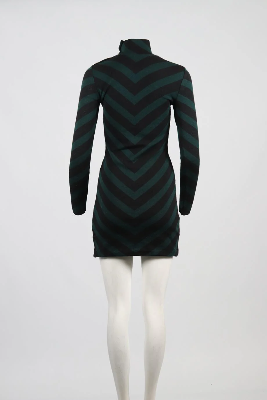 BALMAIN WOOL MINI DRESS FR 38 UK 10 - Image 4