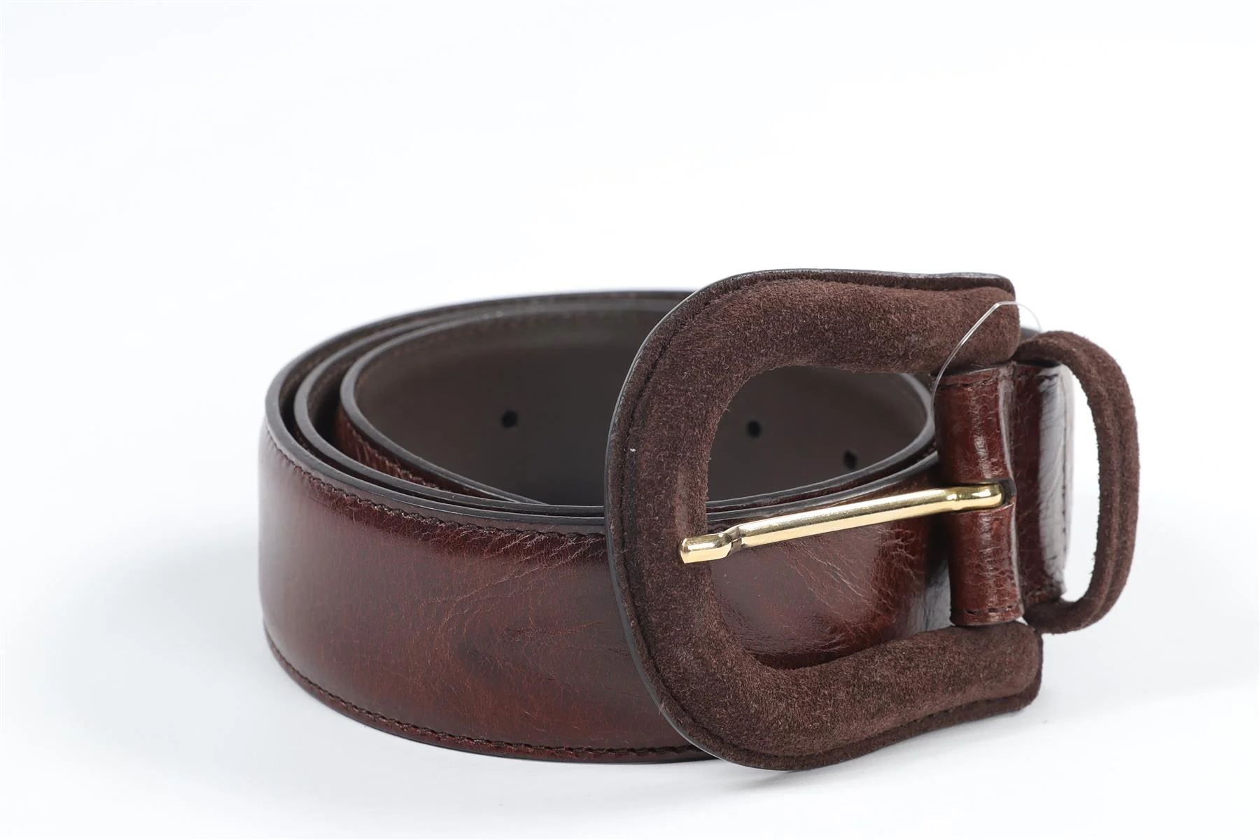 BAMFORD BROWN LEATHER BELT LARGE - Image 3