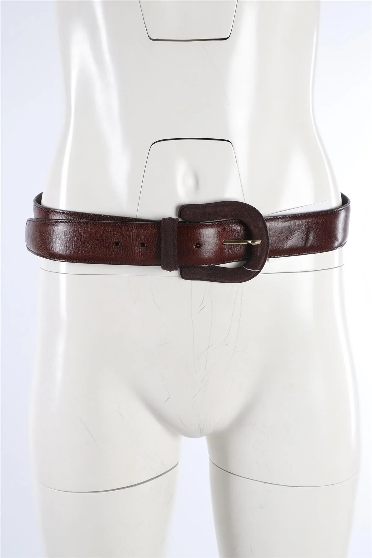 BAMFORD BROWN LEATHER BELT LARGE - Image 8
