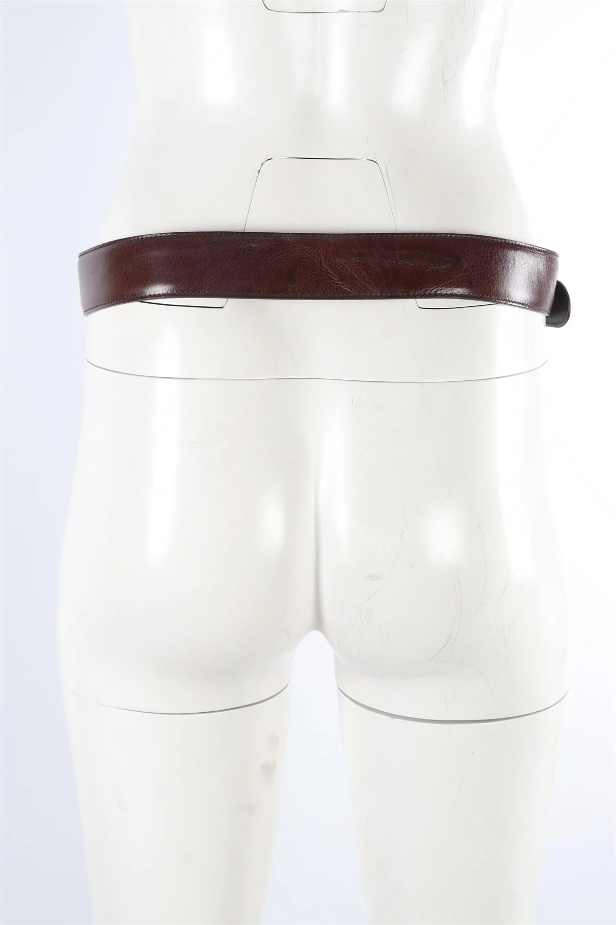 BAMFORD BROWN LEATHER BELT LARGE - Image 9