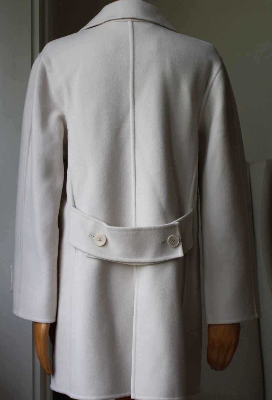 BARBARA BUI DOUBLE-BREASTED OVERSIZED WOOL OVERCOAT UK 8 - Image 6