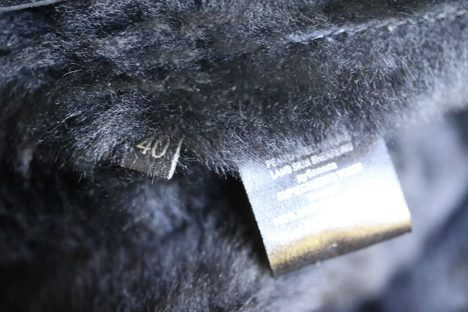 BARBARA BUI SHEARLING LAMBSKIN JACKET FR 40 UK 12 - Image 7