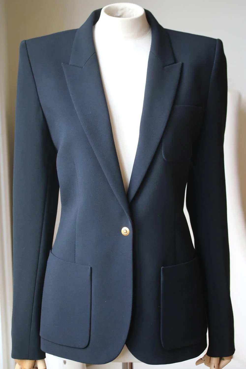 BARBARA BUI SINGLE BREASTED CREPE BLAZER FR 38 UK 10 - Image 2
