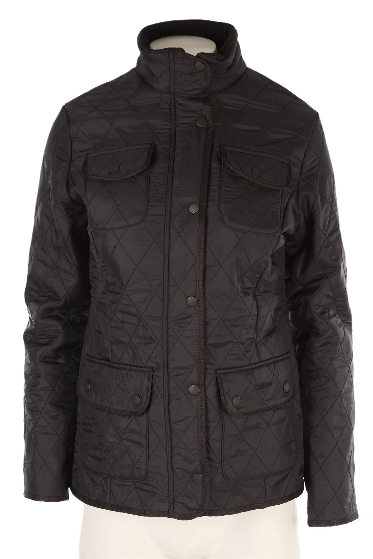 BARBOUR BLACK SHELL JACKET UK 8 - Image 2