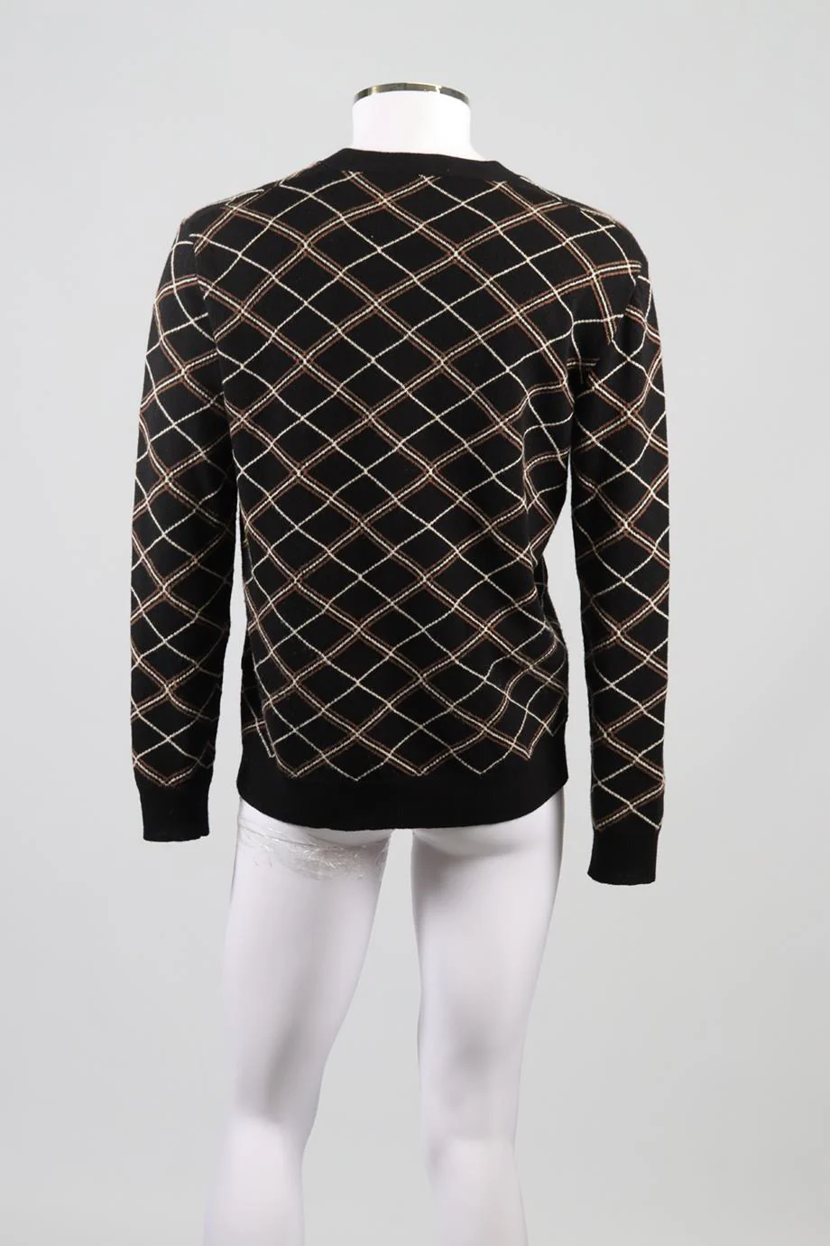 BARENA MEN'S WOOL CARDIGAN MEDIUM - Image 4