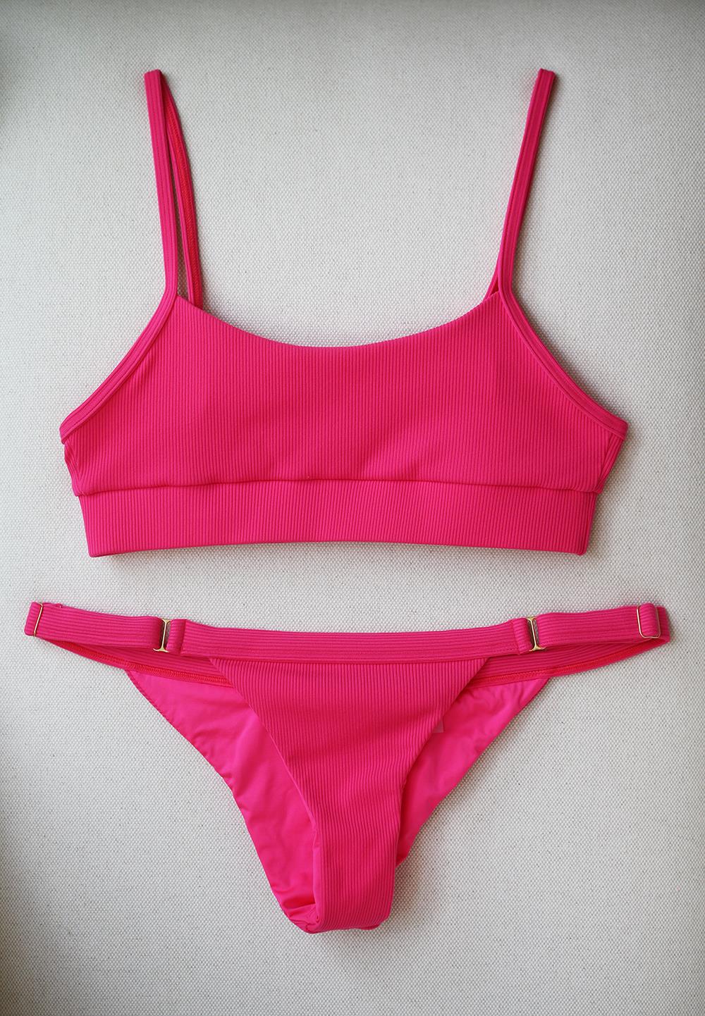 BEACH BUNNY RIB TIDE BRALETTE BIKINI MEDIUM - Image 2