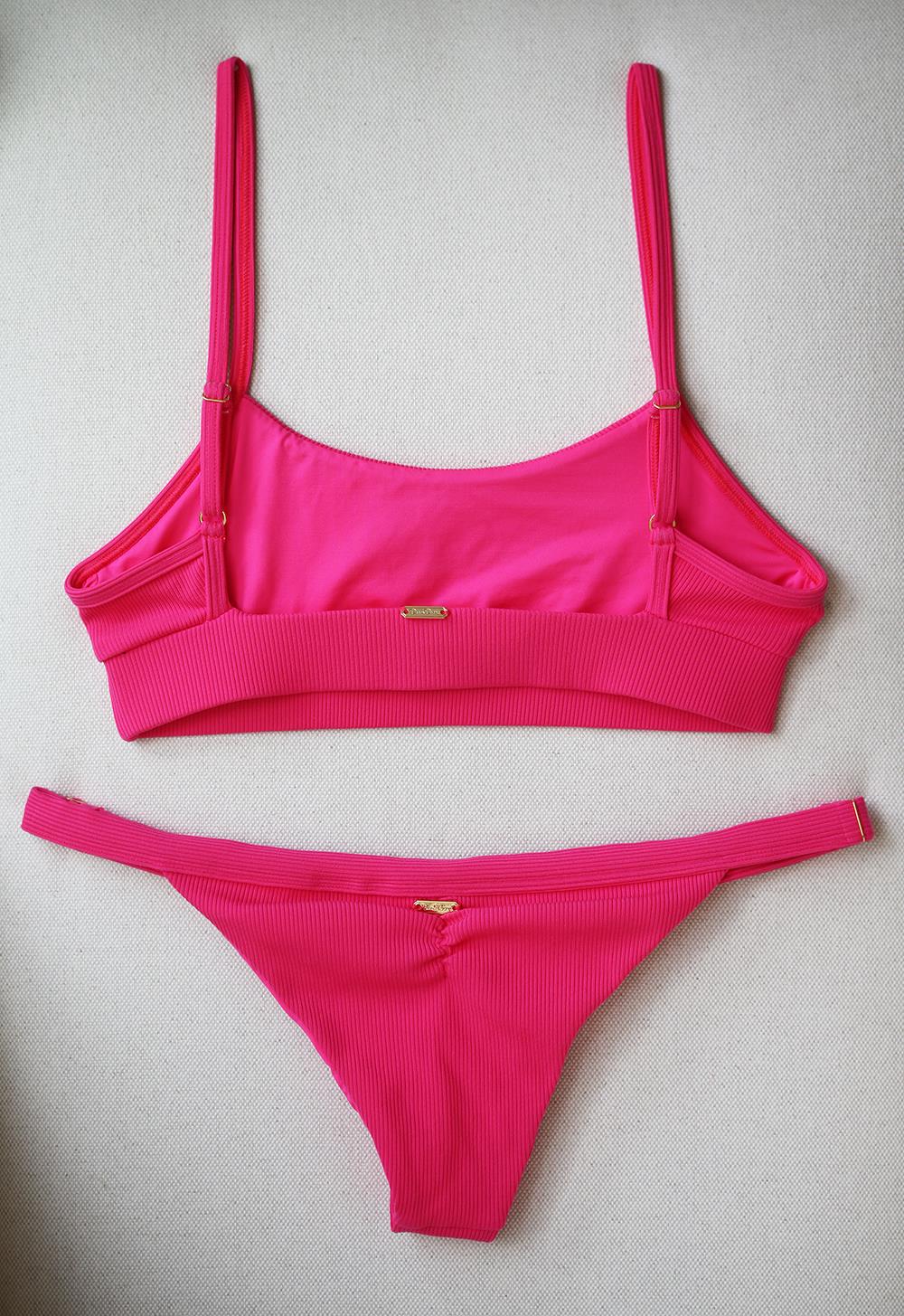 BEACH BUNNY RIB TIDE BRALETTE BIKINI MEDIUM - Image 3