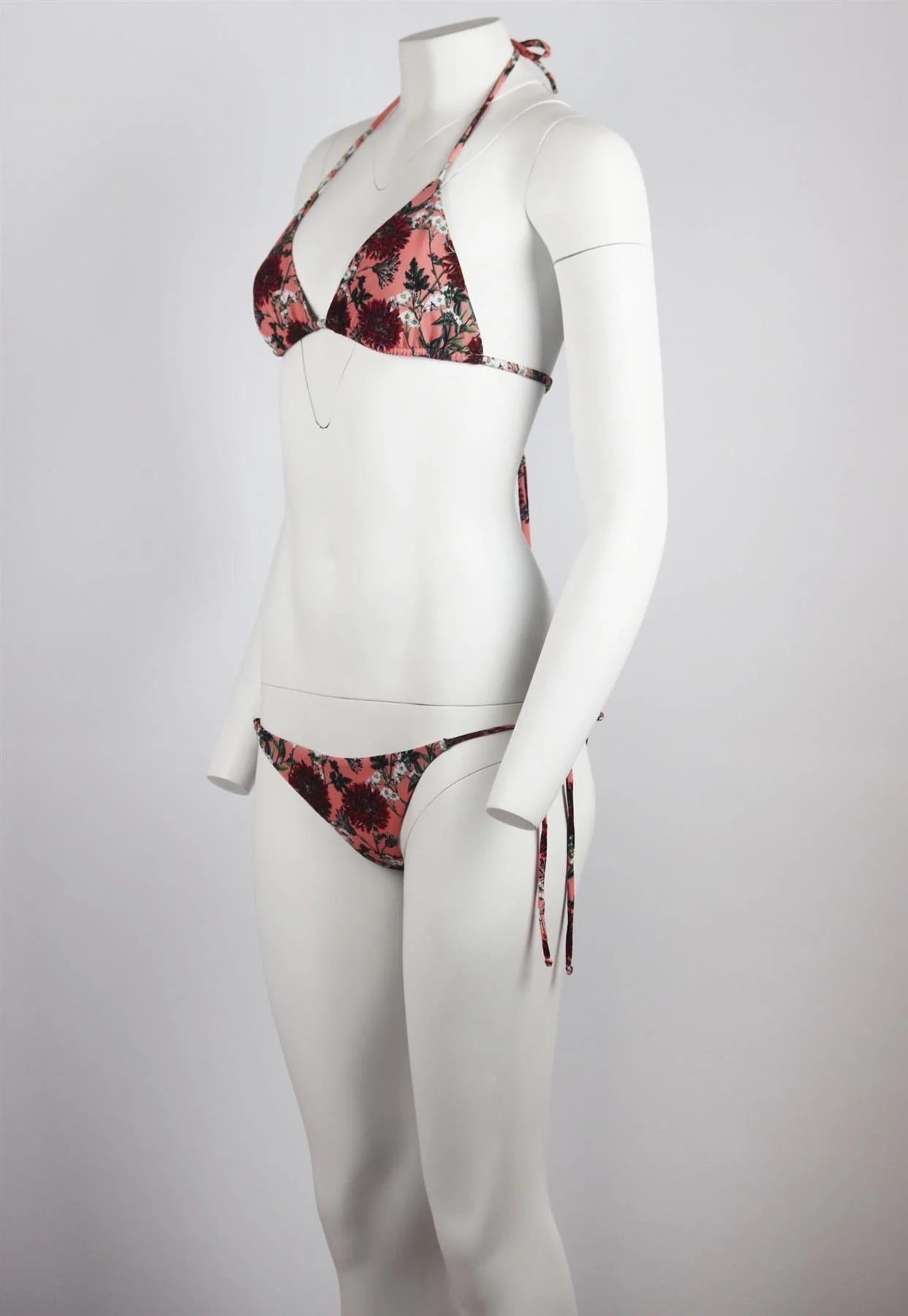 BEACH RIOT FLORAL PRINT TRIANGLE BIKINI SMALL/MEDIUM - Image 3
