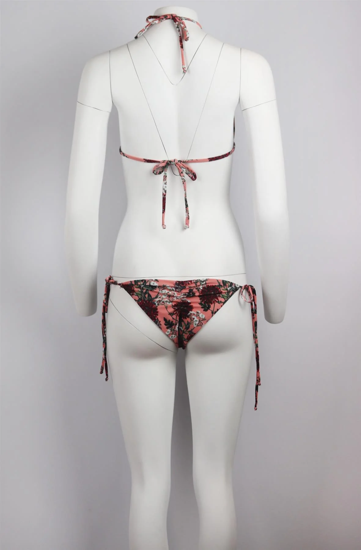 BEACH RIOT FLORAL PRINT TRIANGLE BIKINI SMALL/MEDIUM - Image 4