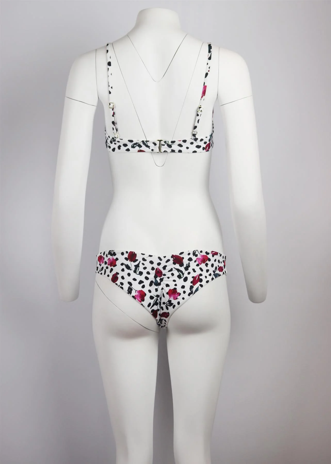 BEACH RIOT FLORAL PRINT UNDERWIRED BIKINI SMALL/MEDIUM - Image 4