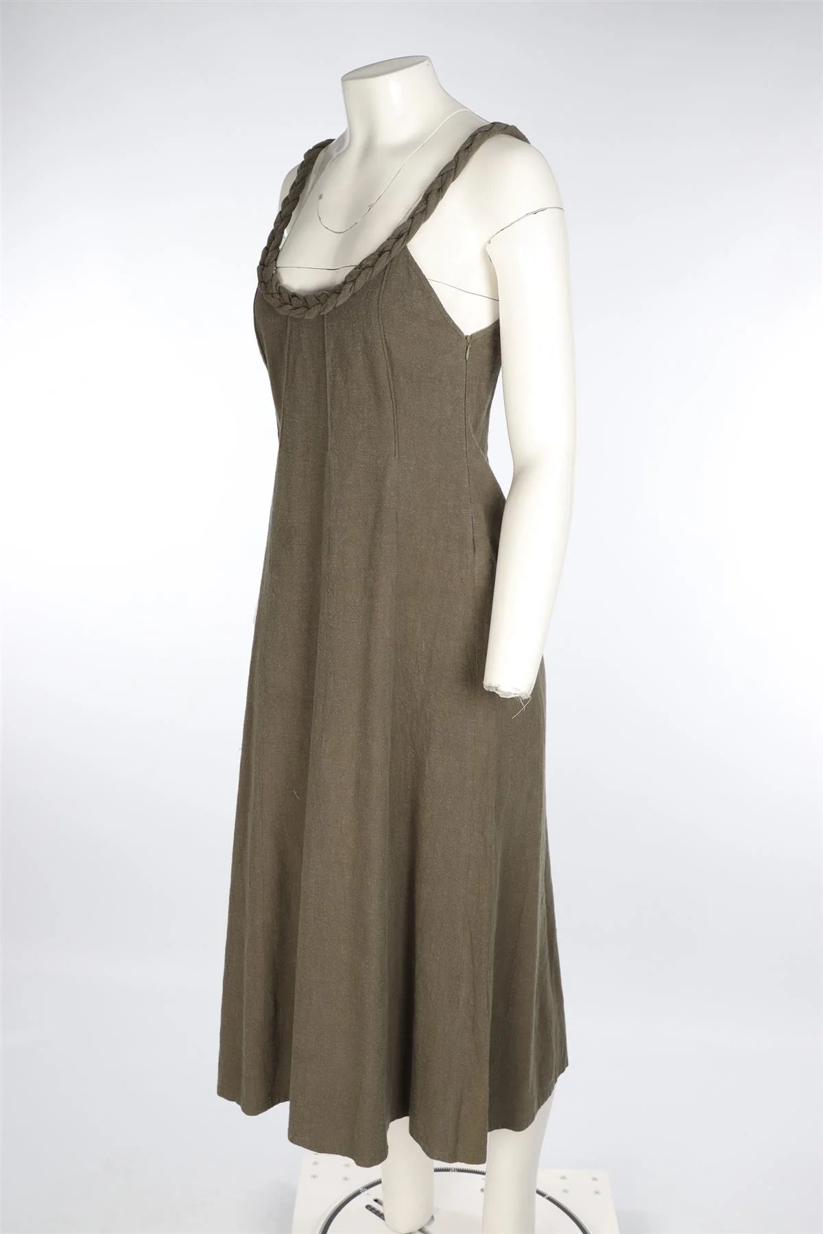 BELIZÉ GREEN RAMIE MAXI DRESS US 2 UK 6 - Image 3