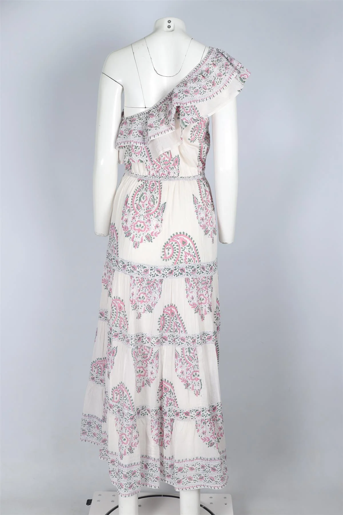 BELL BY ALICIA BELL WHITE MAXI DRESS LARGE - Image 4