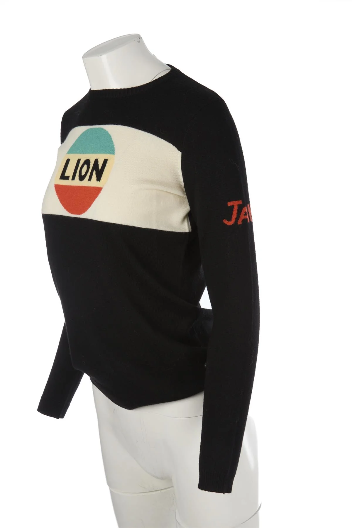 BELLA FREUD BLACK WOOL SWEATER SMALL - Image 3