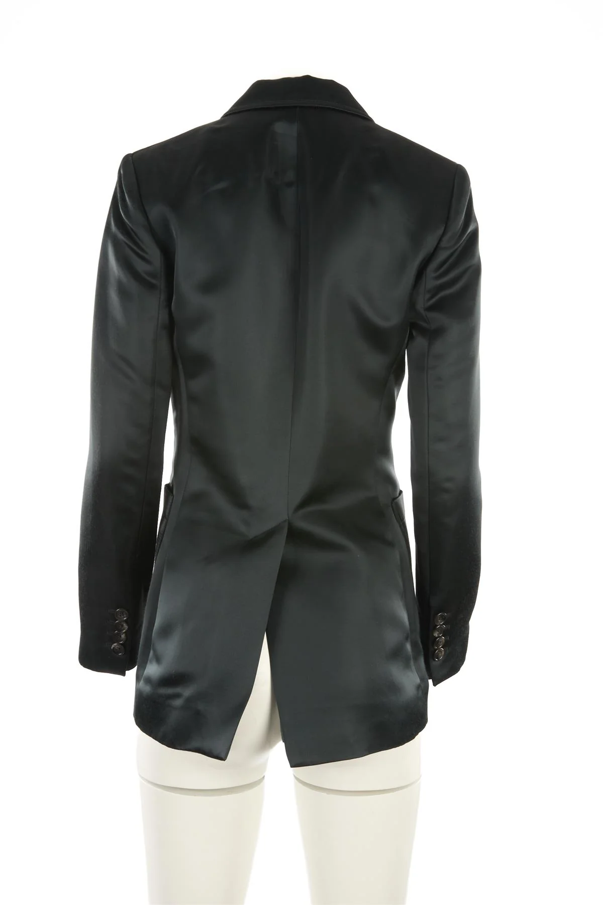 BELLA FREUD GREEN SATIN BLAZER UK 8 - Image 4