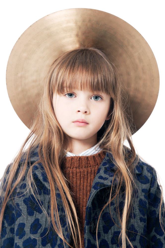 BELLEROSE GIRLS LEOPARD PRINT WOOL BLEND COAT 3 YEARS - Image 5