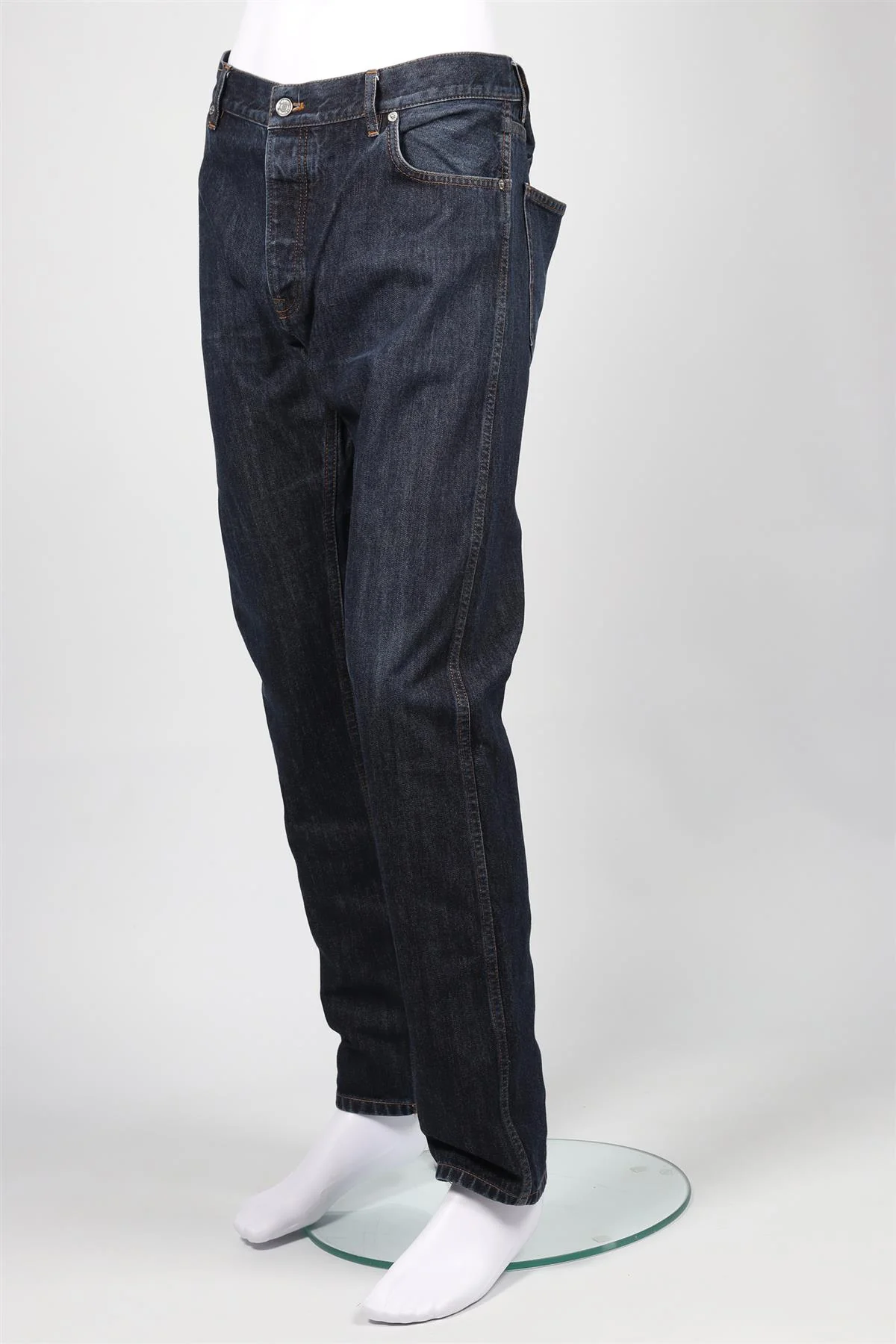 BERLUTI BLUE MEN'S STRAIGHT LEG JEANS IT 56 UK/US WAIST 48 - Image 3