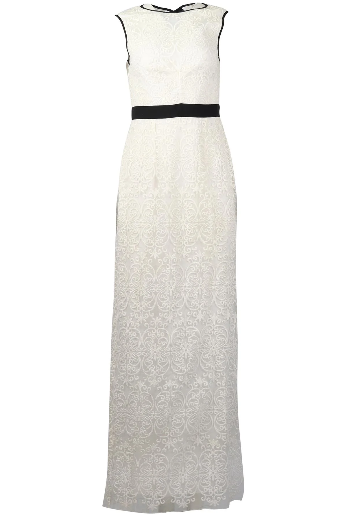 BEULAH LONDON EMBROIDERED ORGANZA MAXI DRESS UK 10 - Image 5