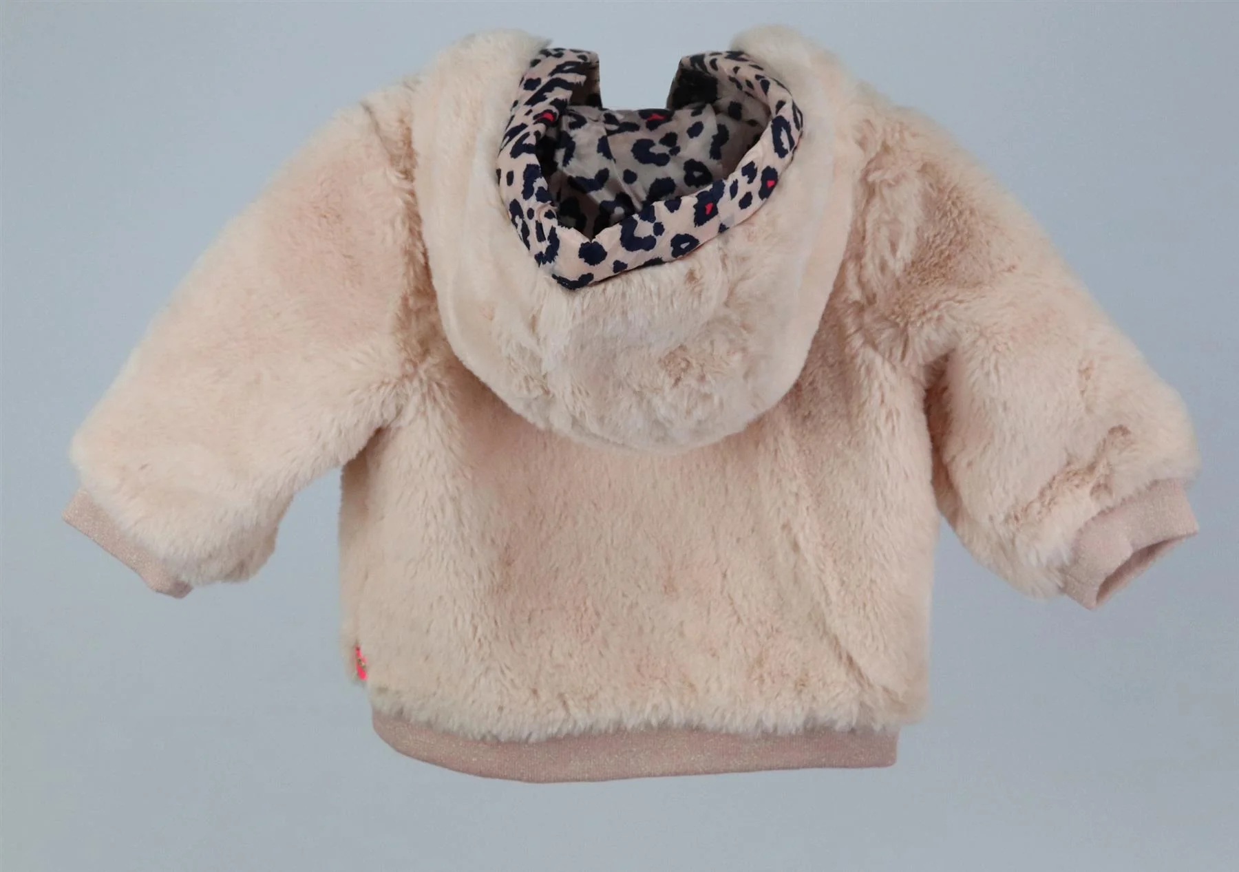 BILLIEBLUSH BABY GIRLS FAUX FUR JACKET 12 MONTHS - Image 3