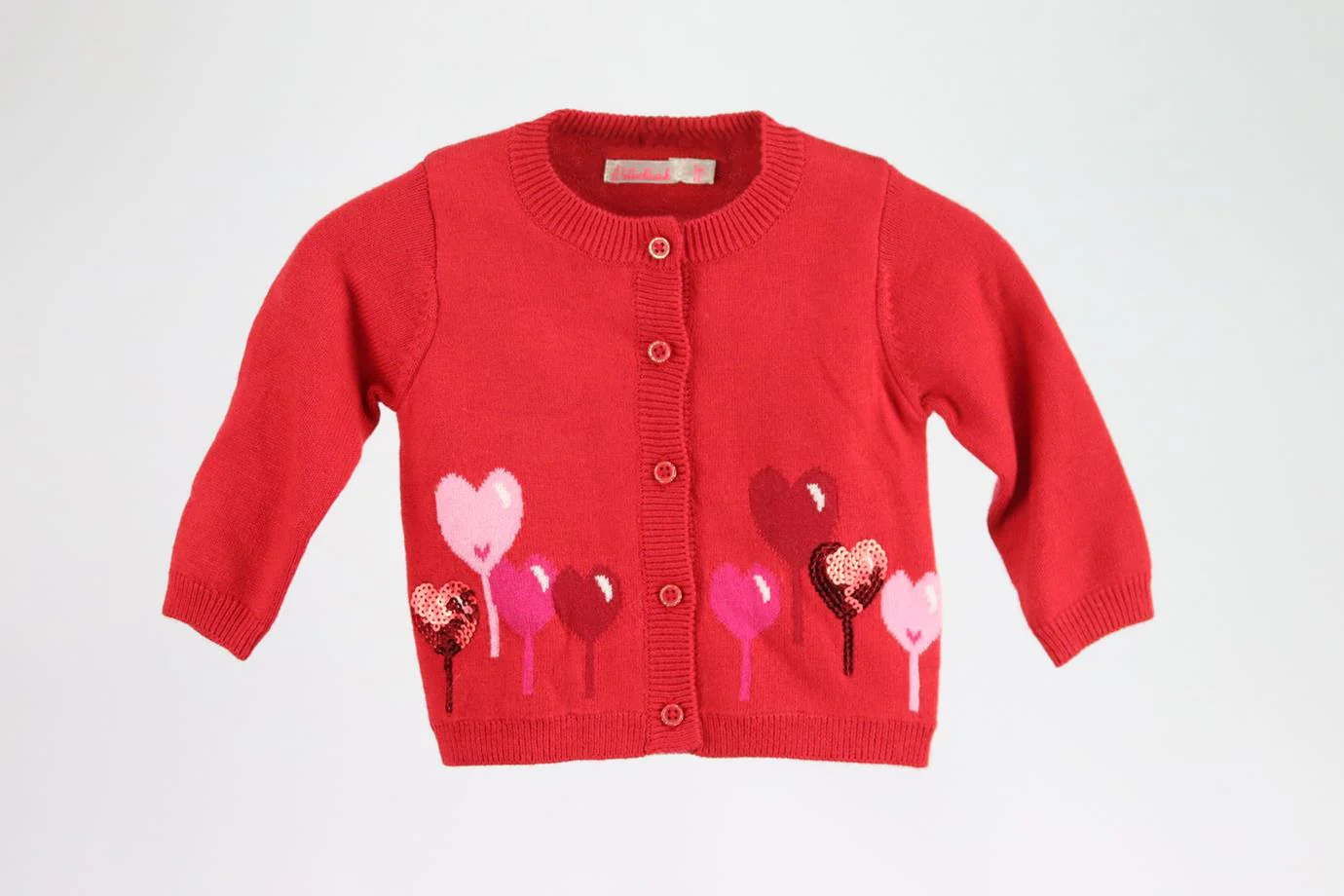 BILLIEBLUSH BABY GIRLS KNITTED CARDIGAN 3 MONTHS - Image 2