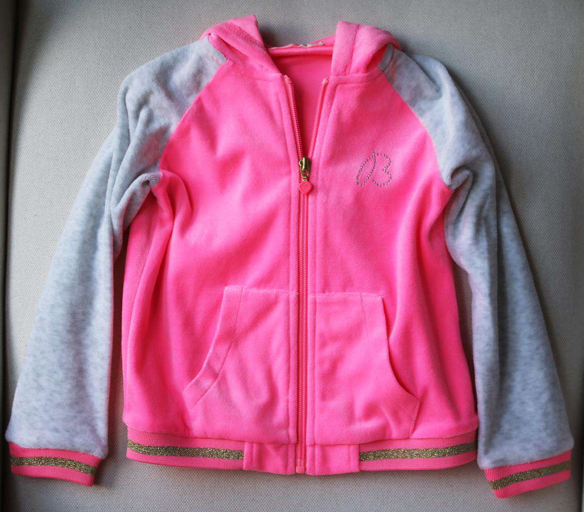 BILLIEBLUSH KIDS GIRLS LOGO VELOUR TRACKSUIT 5 YEARS - Image 2