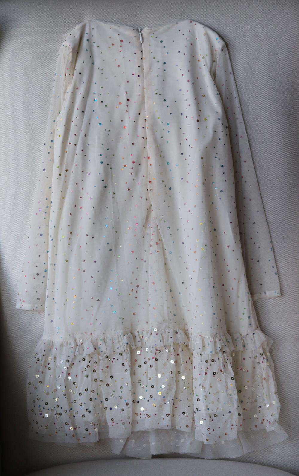 BILLIEBLUSH KIDS GIRLS SEQUIN AND TULLE DRESS 6 YEARS - Image 3