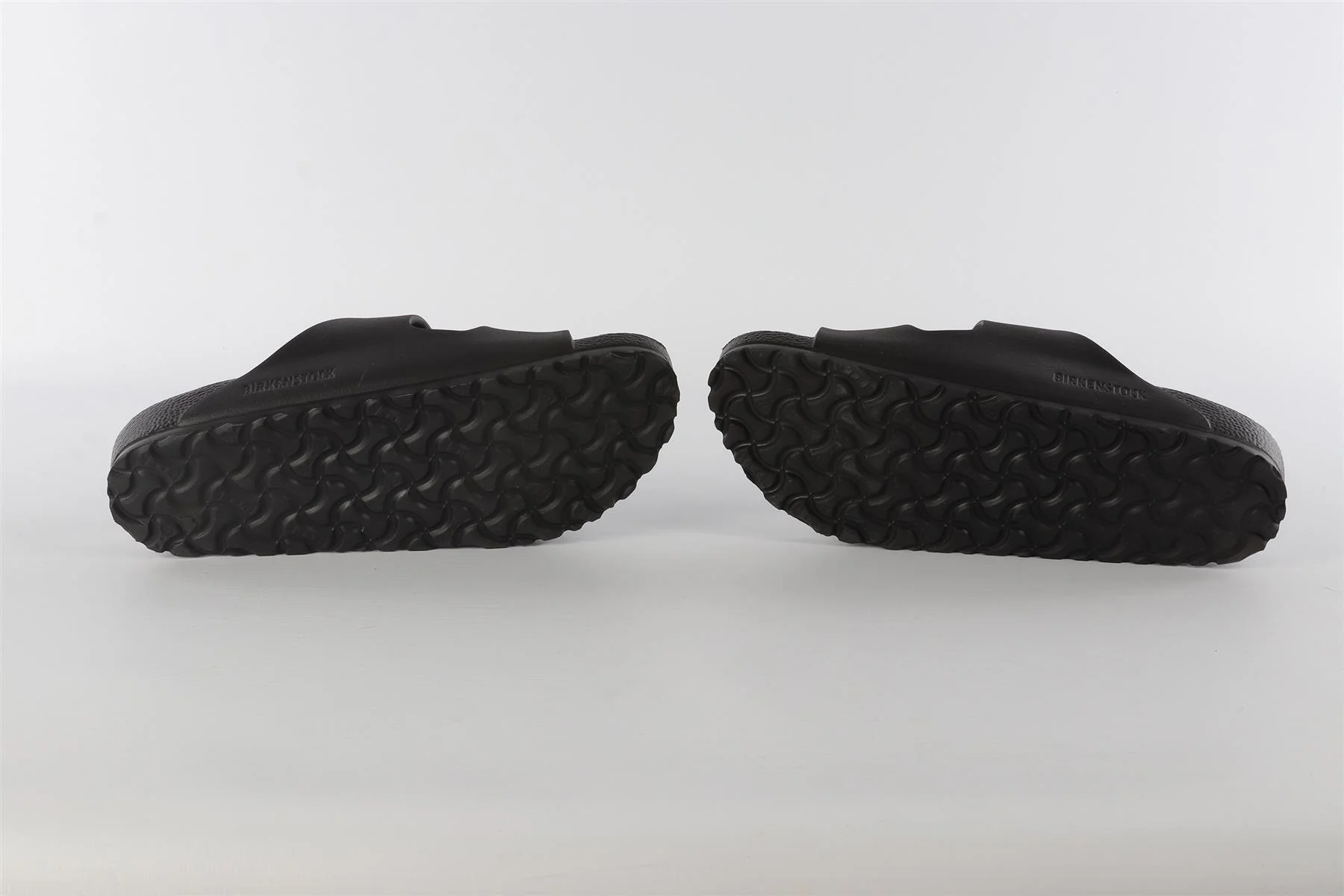 BIRKENSTOCK BLACK RUBBER SANDALS EU 38 UK 5 US 8 - Image 6