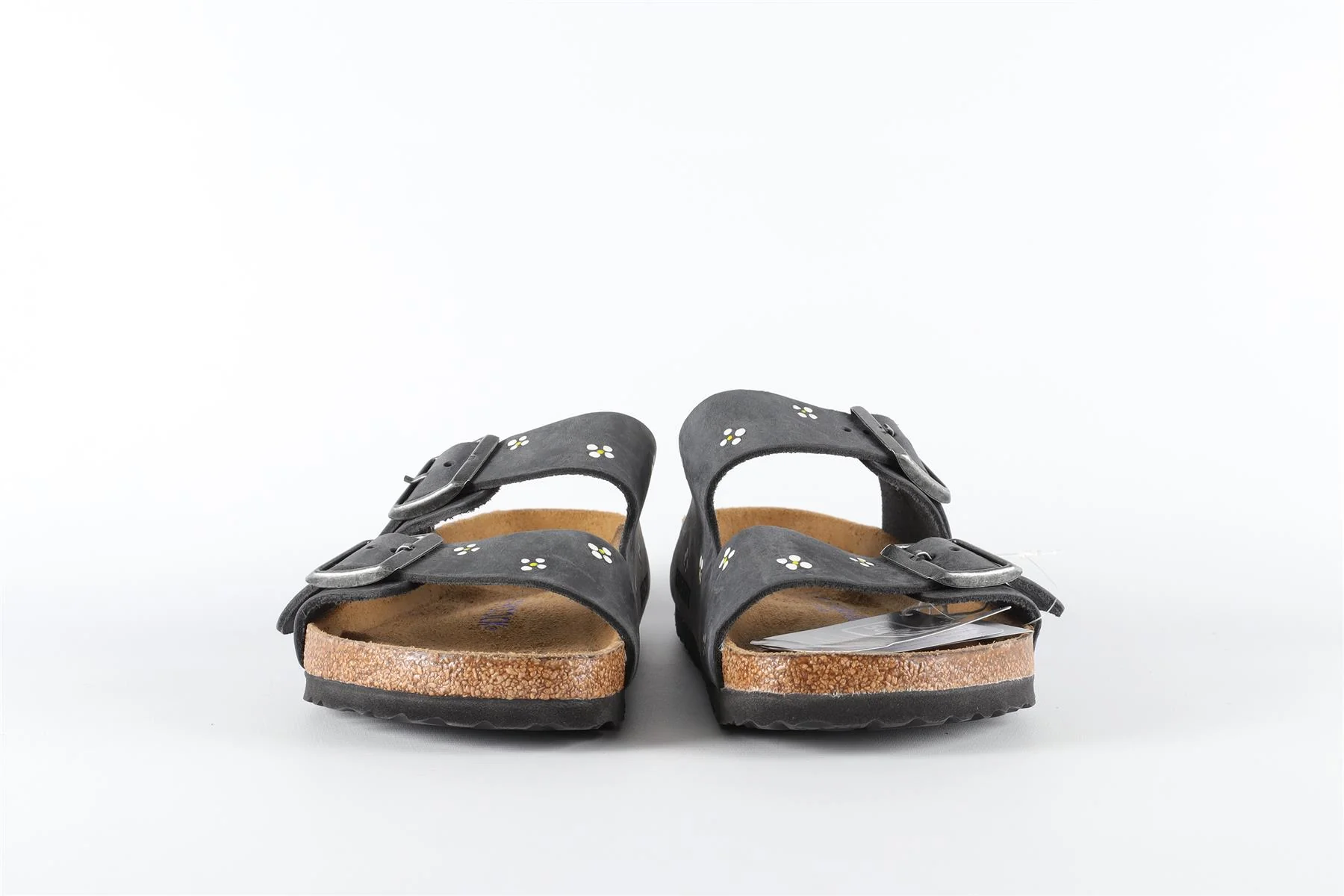 BIRKENSTOCK BLACK SUEDE SANDALS EU 38 UK 5 US 8 - Image 3