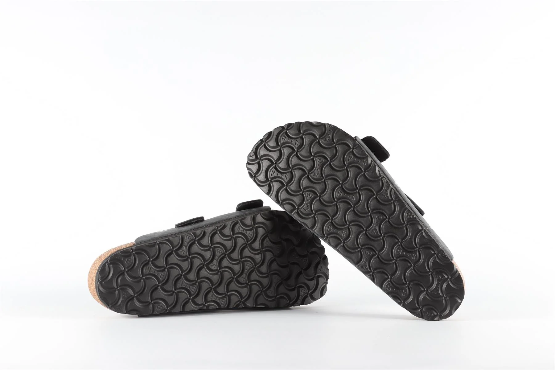 BIRKENSTOCK BLACK SUEDE SANDALS EU 38 UK 5 US 8 - Image 6