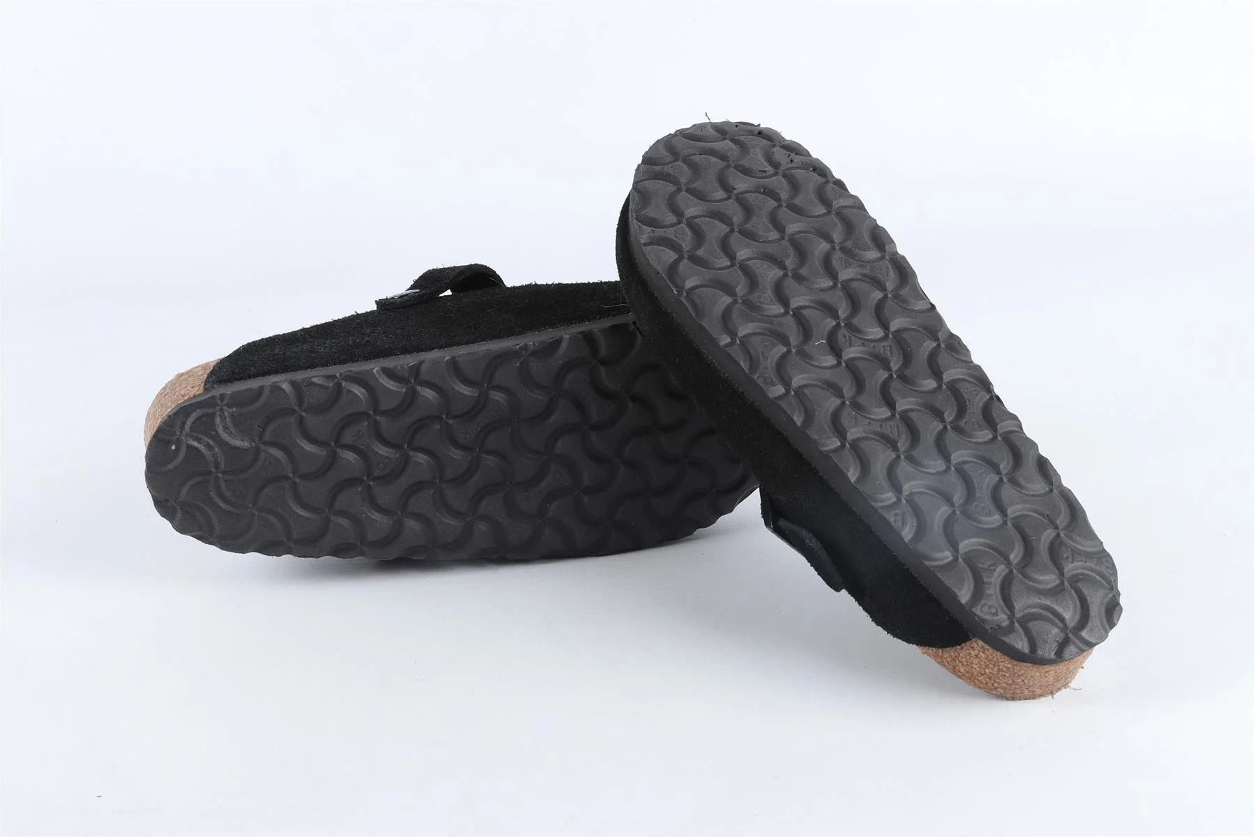 BIRKENSTOCK BLACK SUEDE SLIDERS EU 37 UK 4.5 US 6 - Image 6