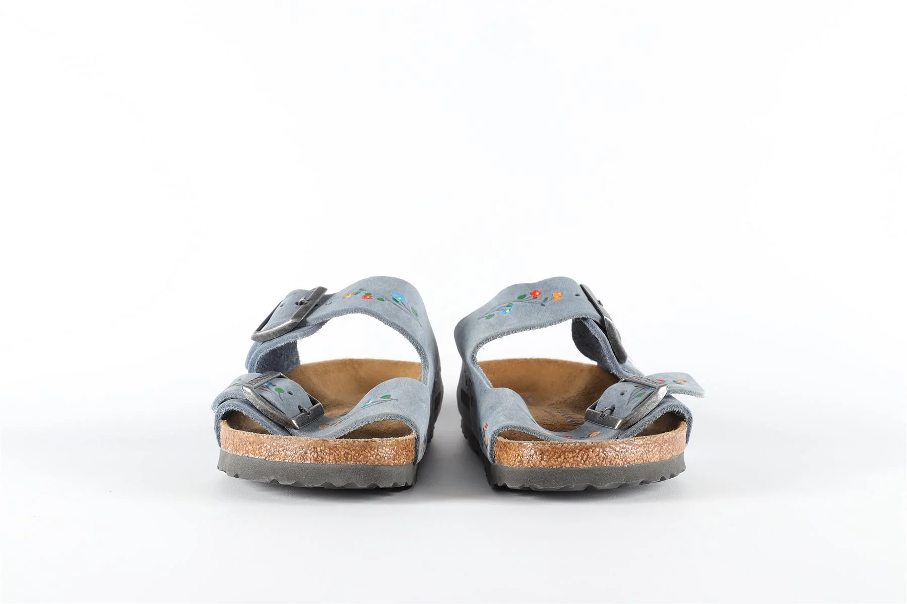 BIRKENSTOCK BLUE SUEDE SANDALS EU 38 UK 5 US 8 - Image 3