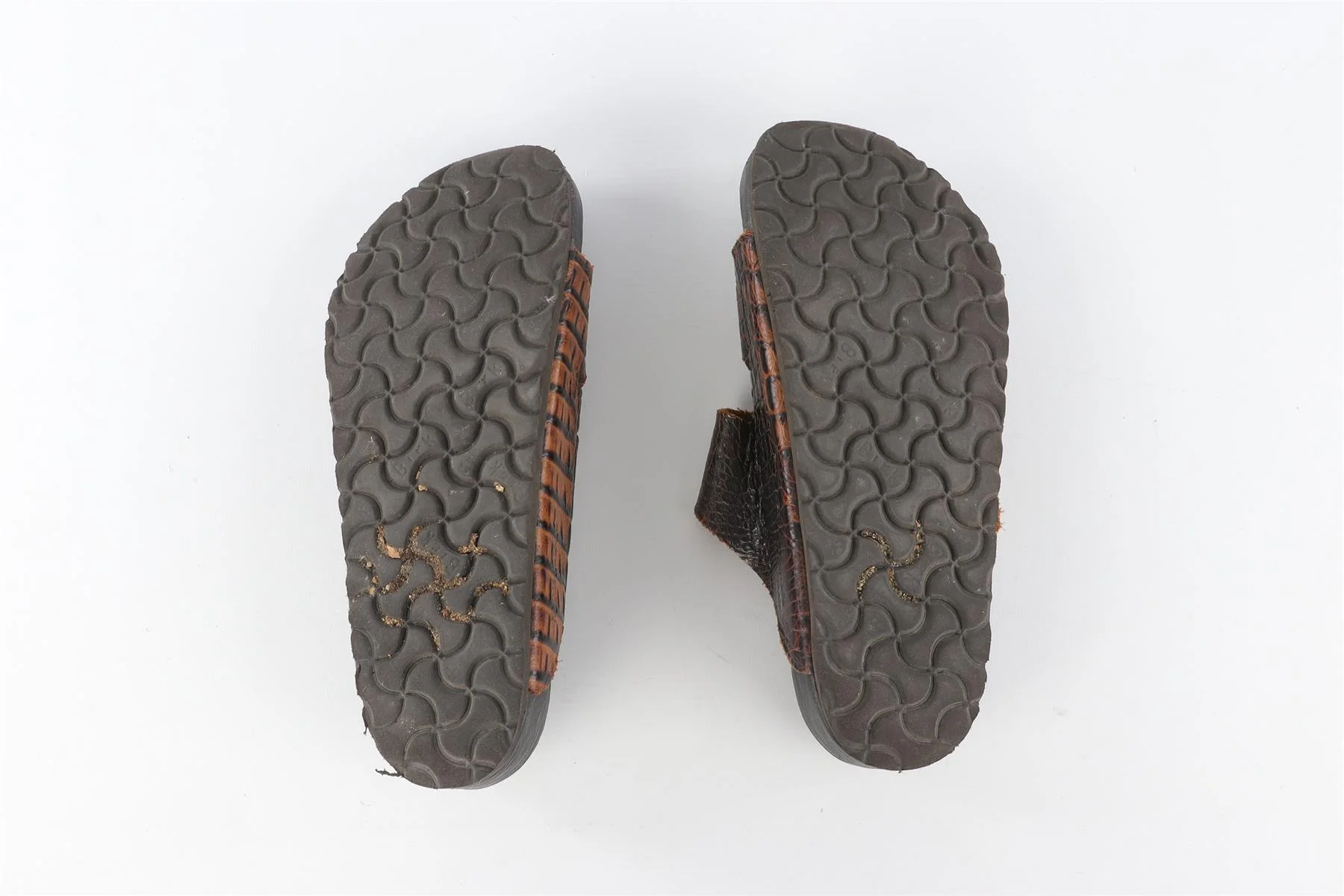 BIRKENSTOCK BROWN LEATHER SANDALS EU 38 UK 5 US 8 - Image 6