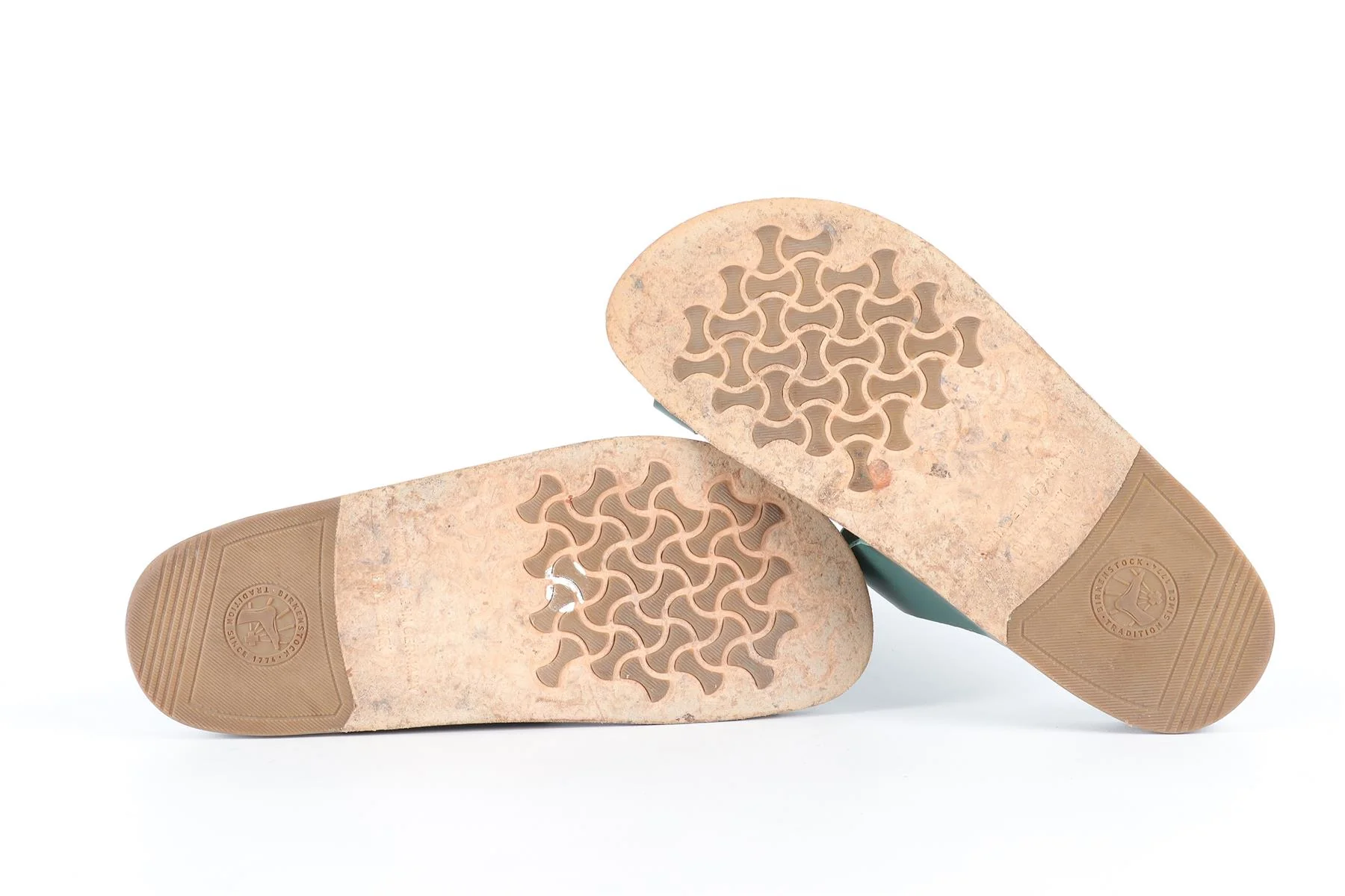 BIRKENSTOCK GREEN LEATHER SANDALS EU 38 UK 5 US 8 - Image 6