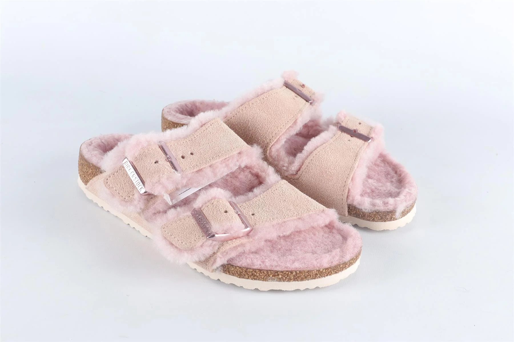 BIRKENSTOCKS PINK KIDS GIRLS SUEDE SANDALS EU 35 UK 2.5 US 3.5 - Image 2