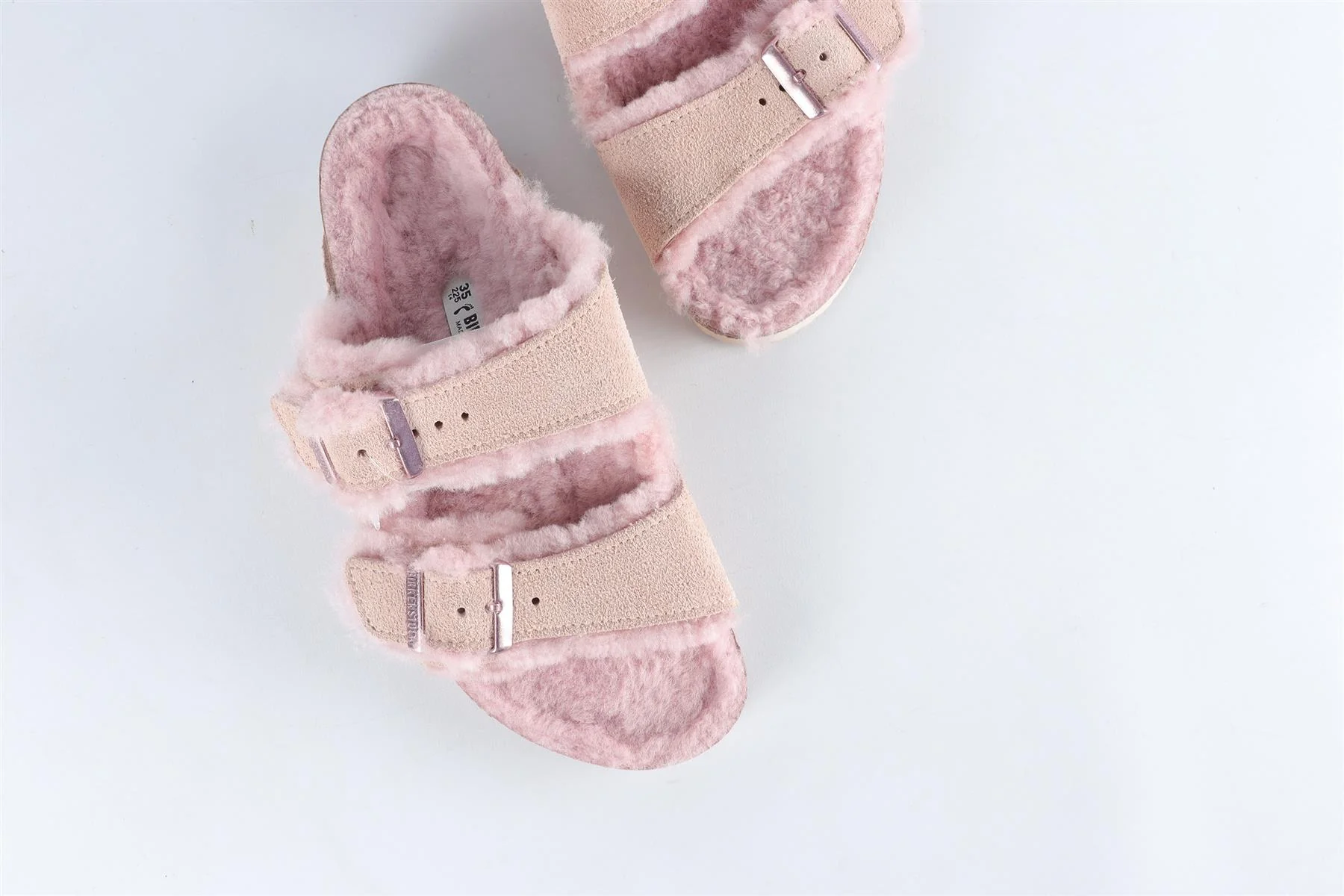 BIRKENSTOCKS PINK KIDS GIRLS SUEDE SANDALS EU 35 UK 2.5 US 3.5 - Image 4