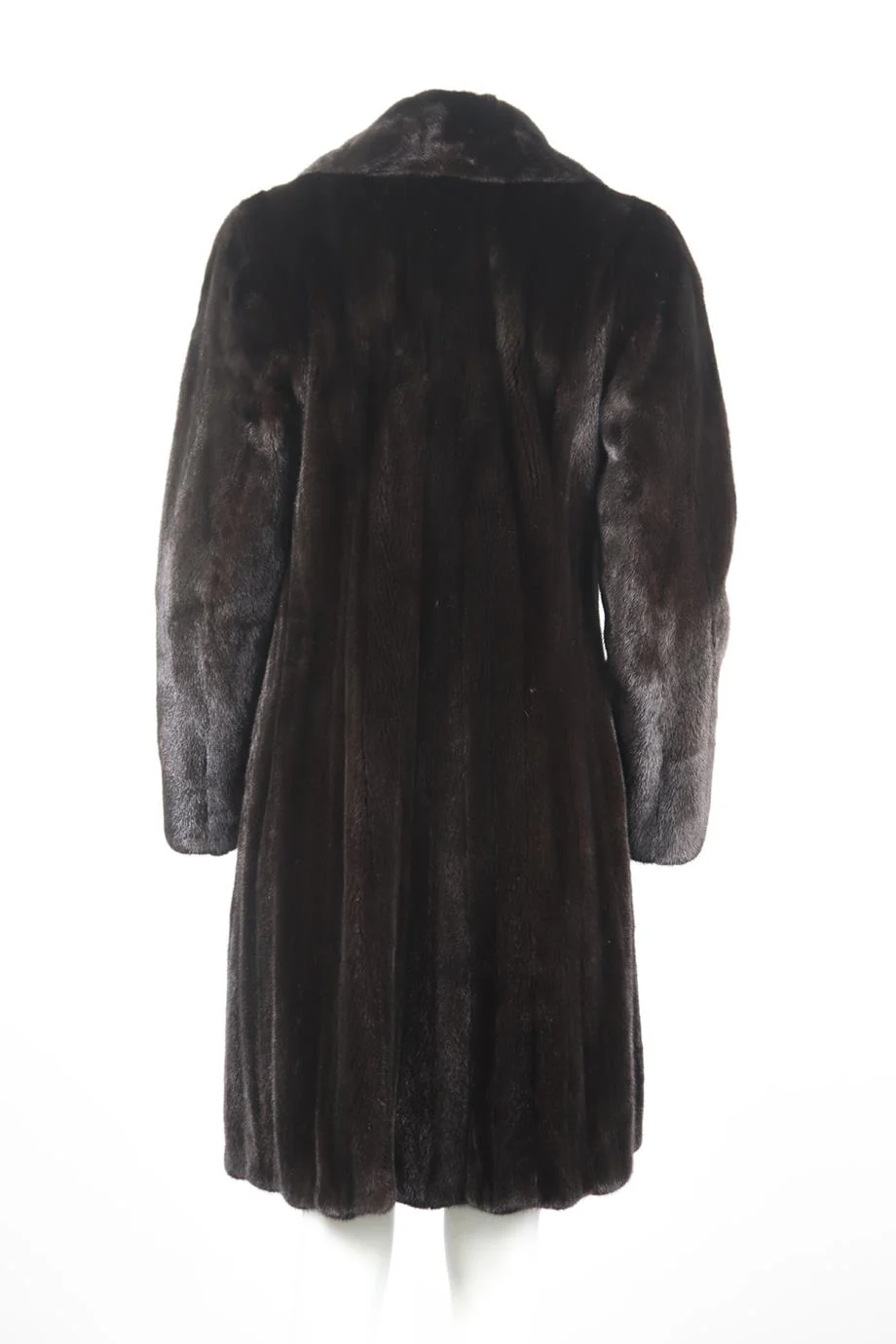 BLACK OPAL MINK FUR COAT SMALL - Image 4