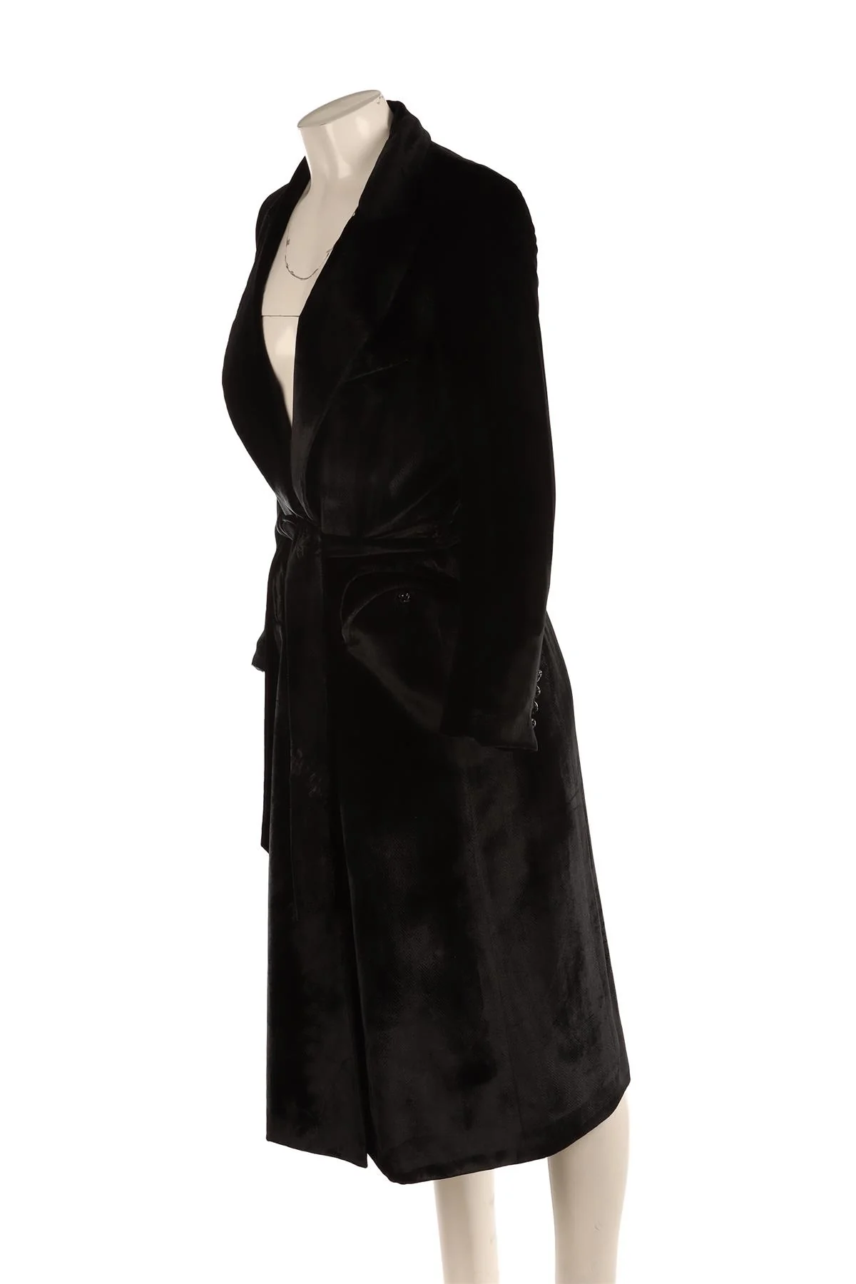 BLAZE MILANO BLACK VELVET MIDI DRESS IT 40 UK 8 - Image 3