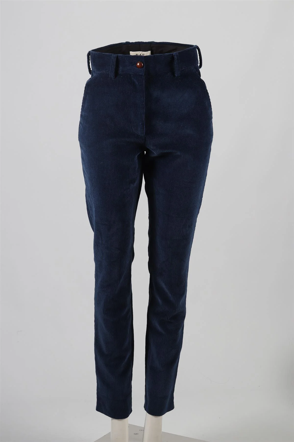 BLAZÉ MILANO CORDUROY STRAIGHT LEG PANTS UK 10 - Image 2