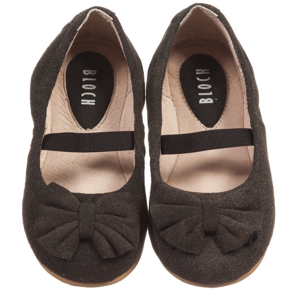 BLOCH BABY GIRLS VITTORIA BLACK SUEDE SHOES EU 22 UK 5 - Image 4