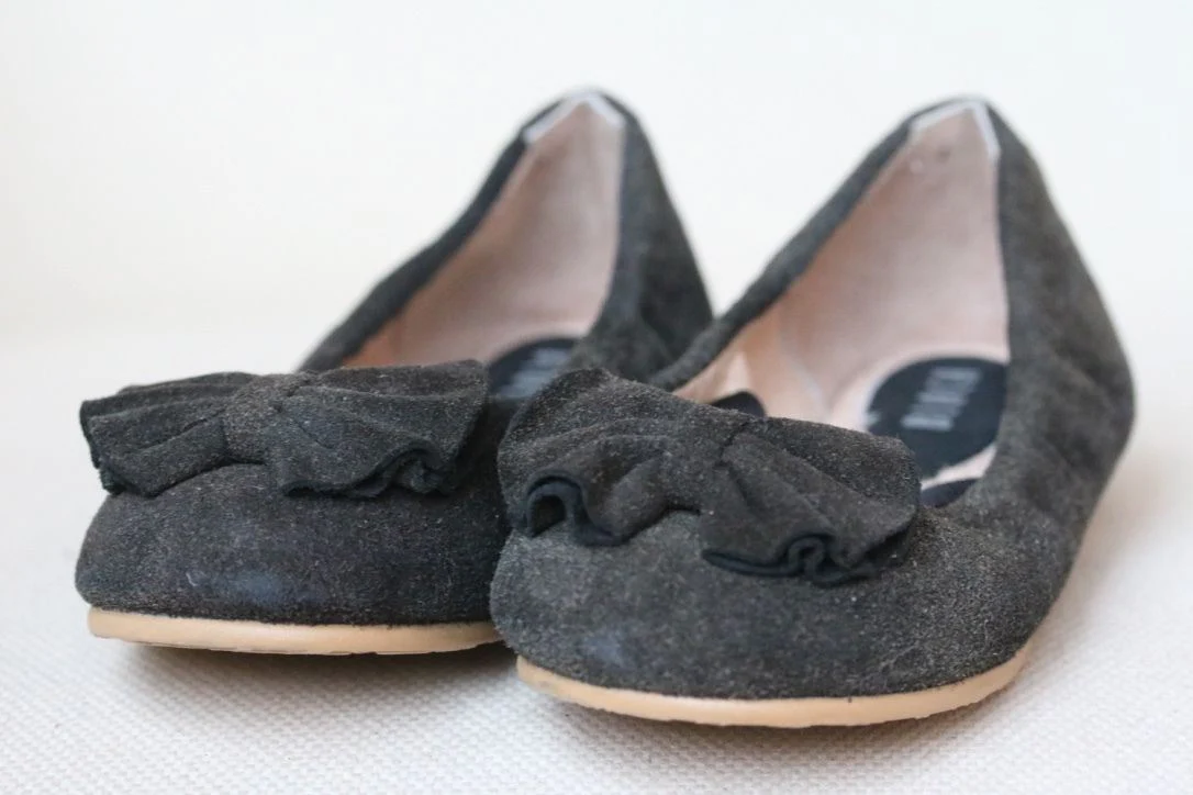 BLOCH BABY GIRLS VITTORIA BLACK SUEDE SHOES EU 22 UK 5 - Image 6